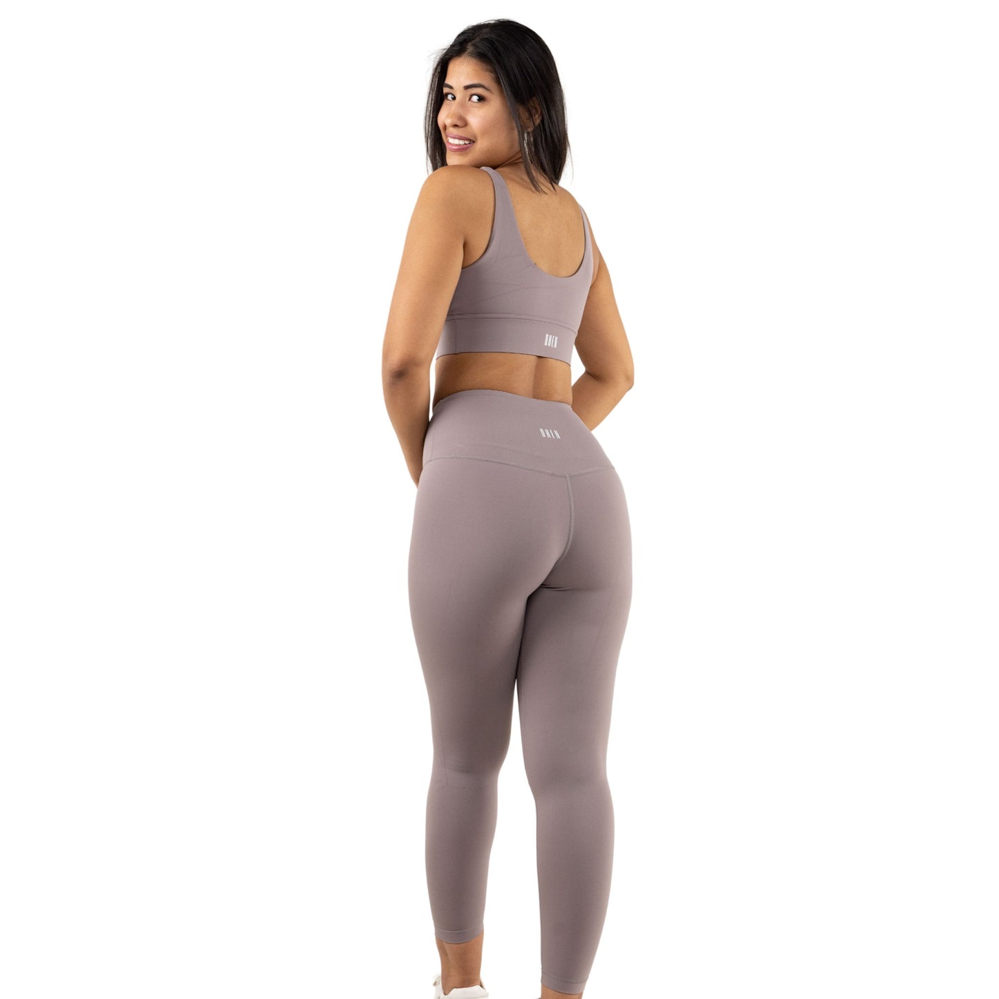 Active Wear Set High Waist Seamless Leggings paired with High Support Sports Bra with Thick Waist Band