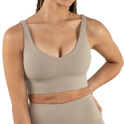 High Support Sports Bra with thick Waist Band. 