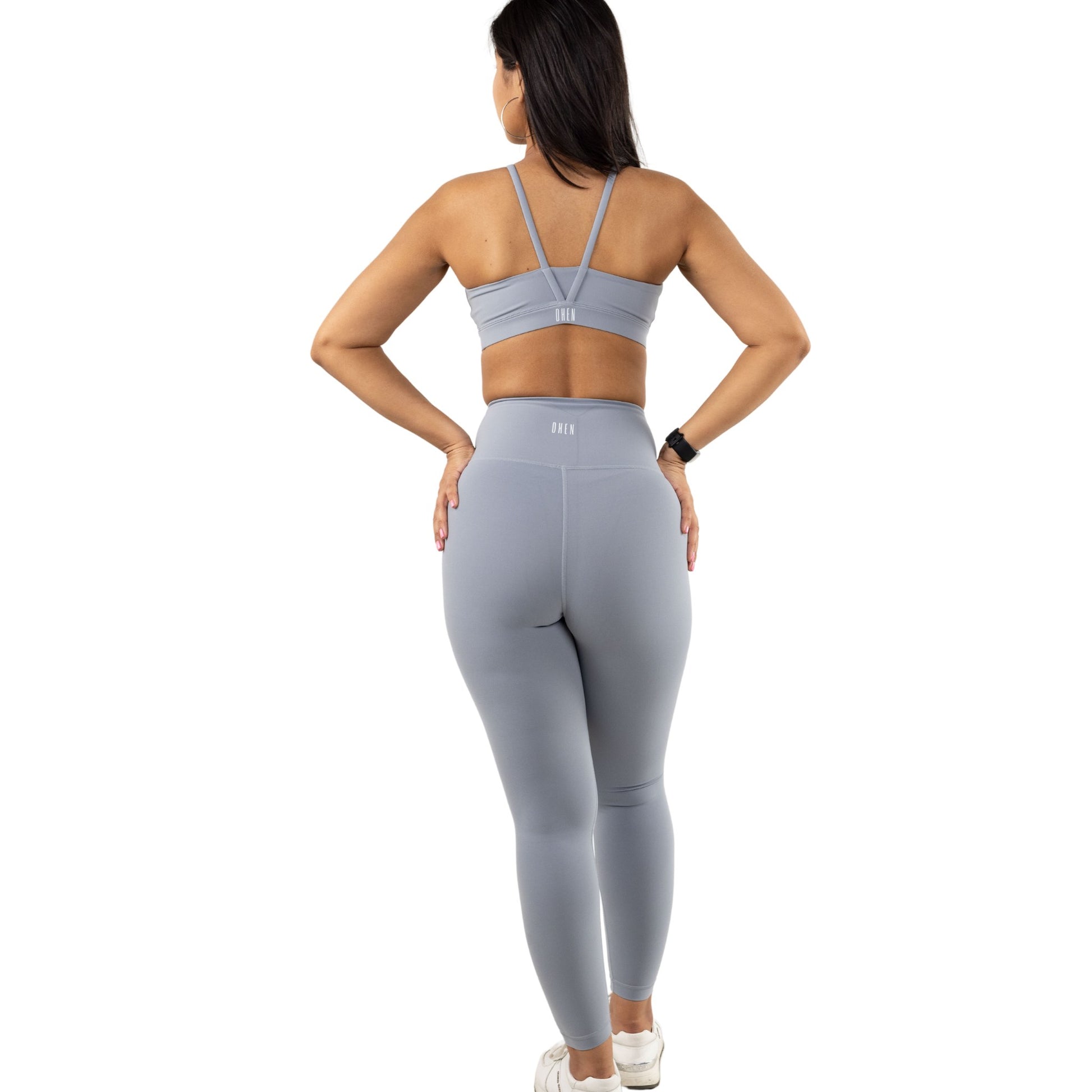 Active Set High Waist Leggings with supportive Sports Bra 