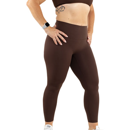 High Waist Leggings with Seamless front Active wear